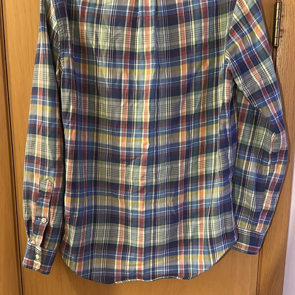 Ralph Lauren Men’s Plaid Button Down Shirt Blue Multi Size Small - Picture 10 of 10